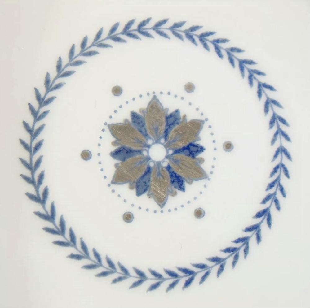 XX secolo Minton - Modello Washington - Zuppiera e piattino in porcellana vintage - C.I.C. 1950 in vendita