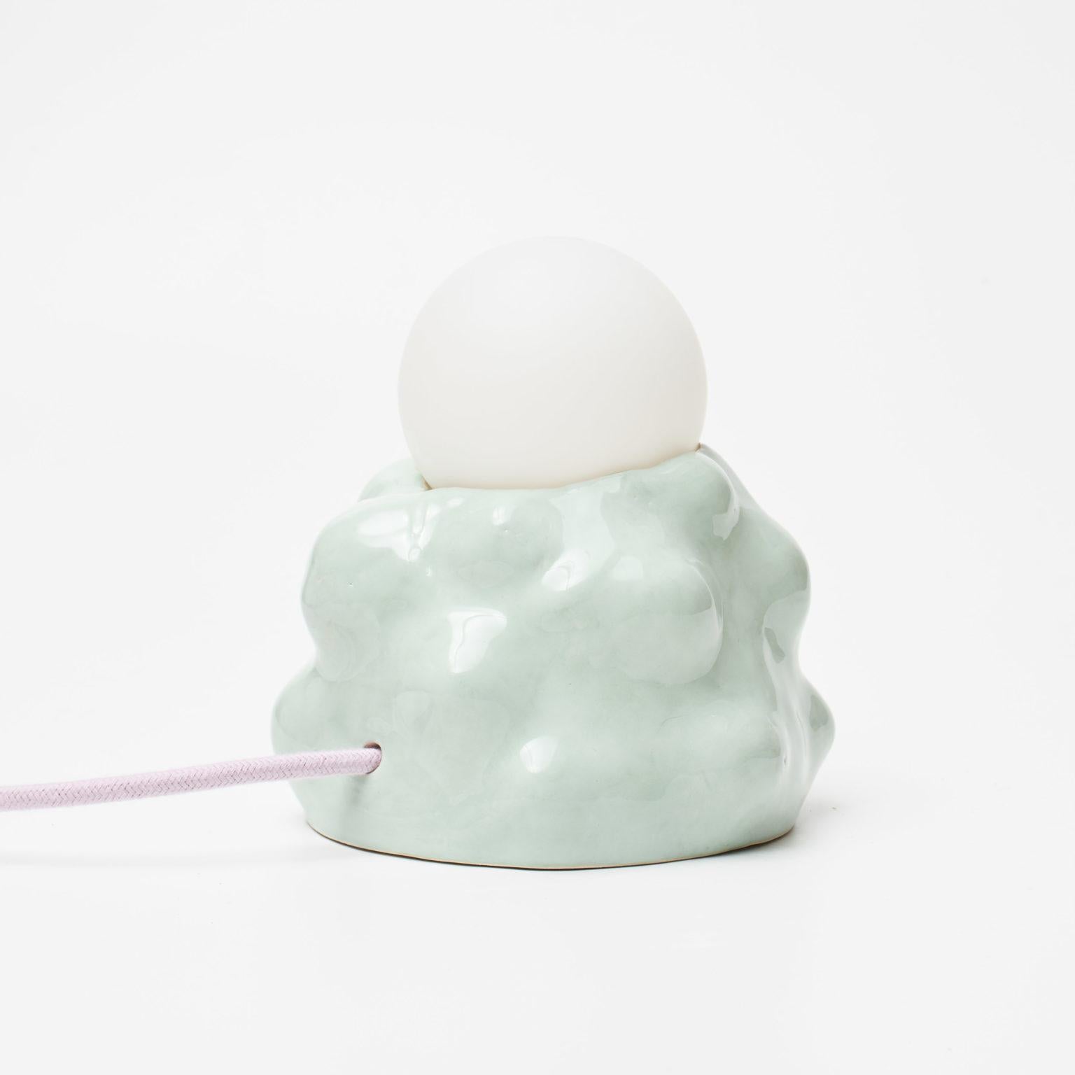Blasenlampe in Mint von Siup Studio (Postmoderne) im Angebot