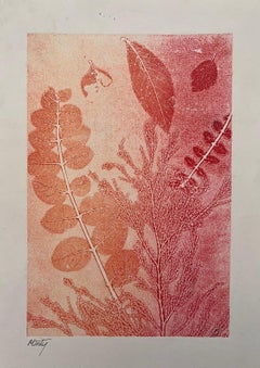 Couleurs d'automne Peinture acrylique contemporaine Feuilles d'automne britanniques