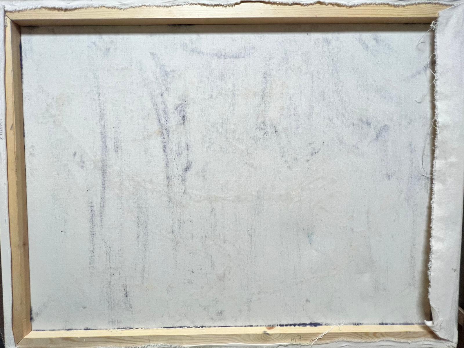 Pittura astratta colorata in acrilico Artista britannico contemporaneo - Abstract Painting Marrone di Minty Ramsey