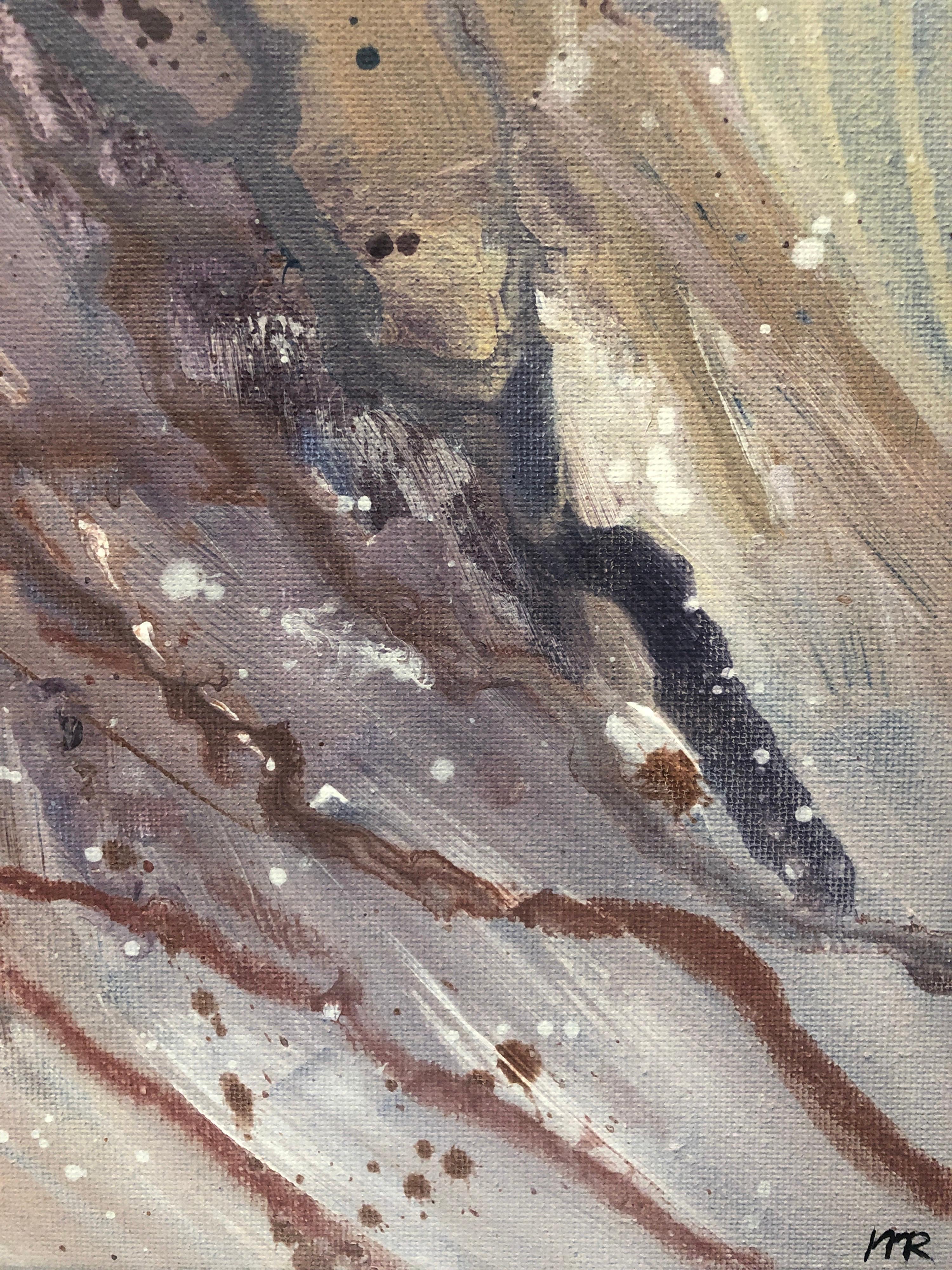 Pittura astratta colorata 
di Minty Ramsey, contemporanea britannica 
pittura acrilica su tela
firmato in basso a destra
16 x 20 pollici

Splendido dipinto astratto originale dell'artista contemporanea britannica Minty Ramsey. L'opera è firmata in