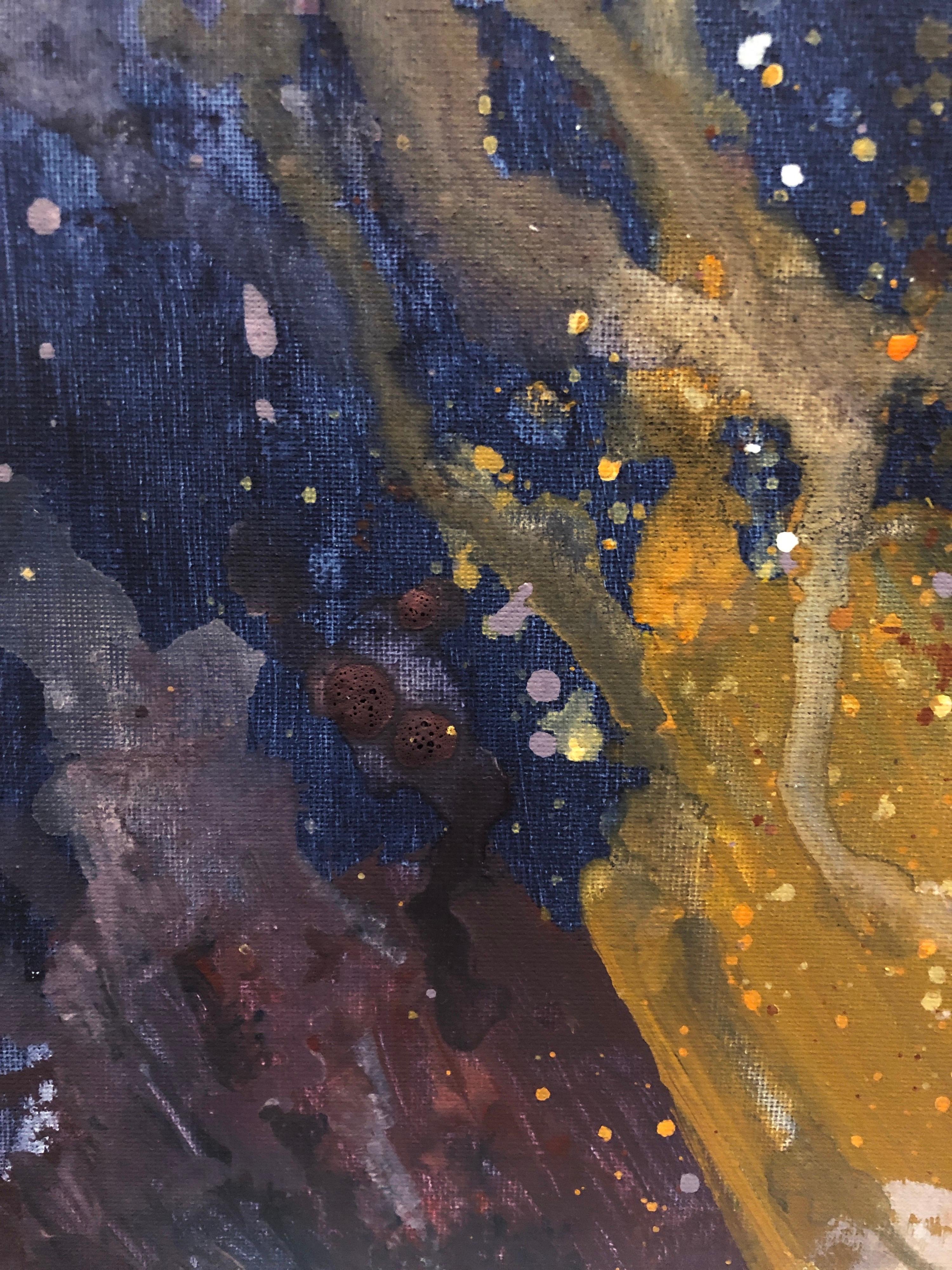 Pittura astratta colorata in acrilico Artista britannico contemporaneo in vendita 2