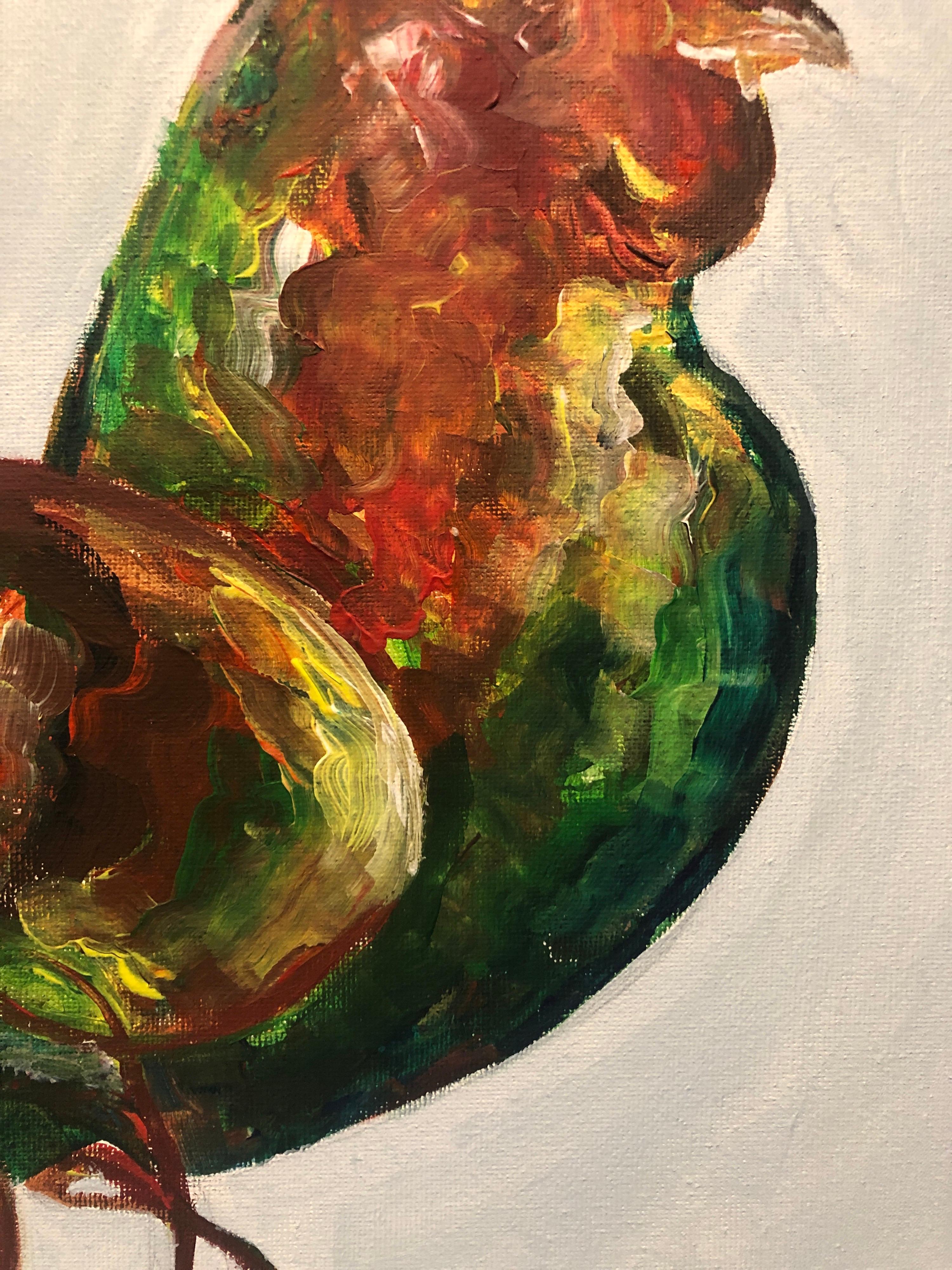 Cockerill astratto colorato 
di Minty Ramsey, contemporanea britannica 
pittura acrilica su tela
firmato in basso a destra
16 x 20 pollici

Splendido dipinto astratto originale dell'artista contemporanea britannica Minty Ramsey. L'opera è firmata in