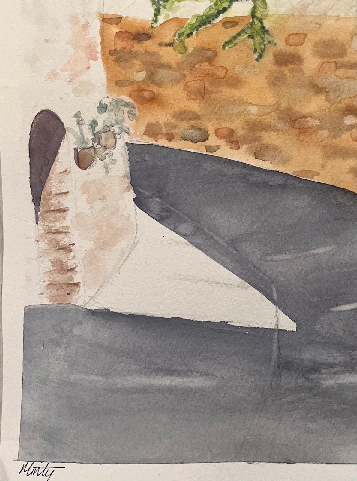 Ruelle Montisi
Signé par Minty Ramsey
Moyen d'expression : Aquarelle sur papier
Taille : 15.25 x 11 pouces
Condit : Excellent, couleurs vives, aucun dommage

Description :
