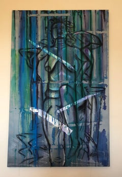 Nude Large British Abstract Painting