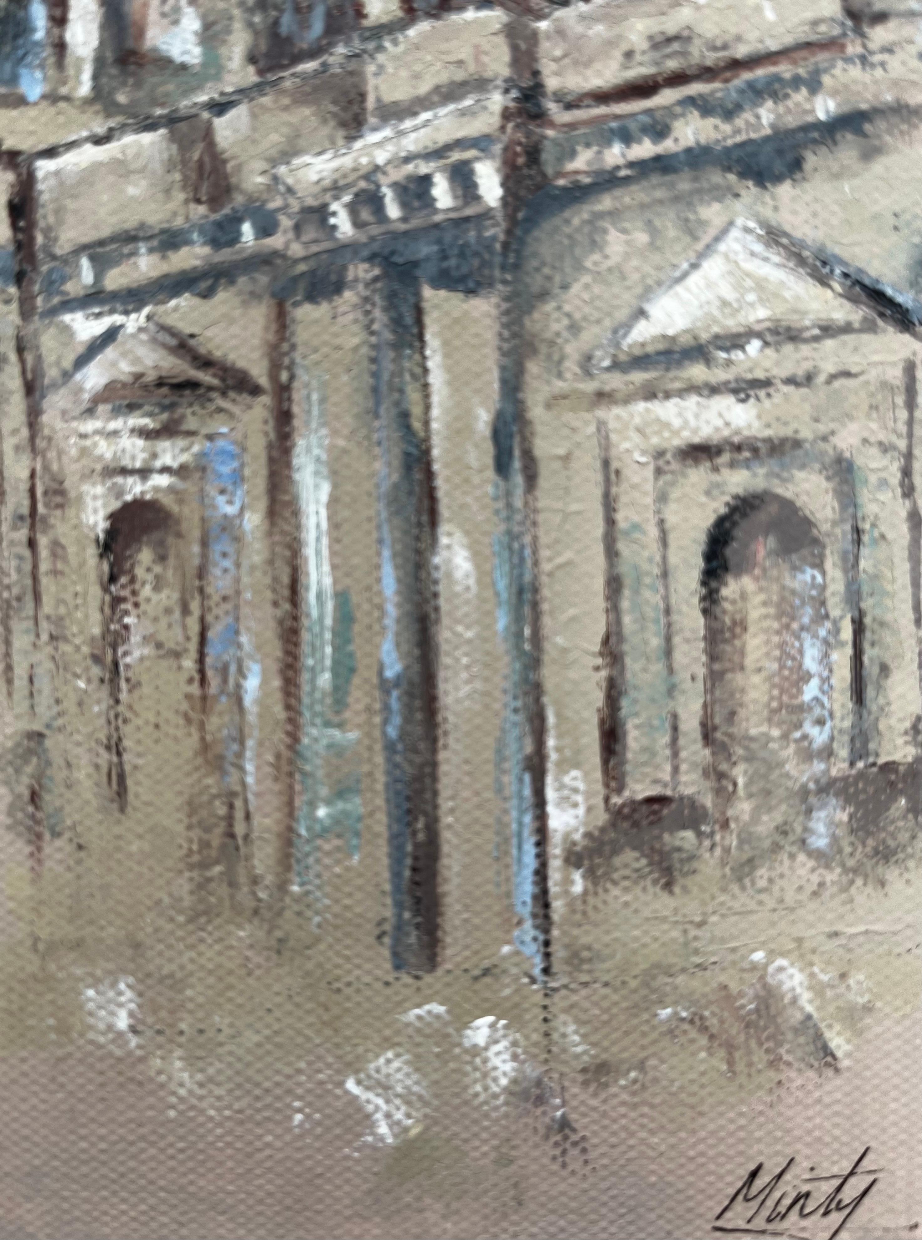 Cattedrale di St Paul Londra Skyline Pittura Artista Britannico Contemporaneo  in vendita 2