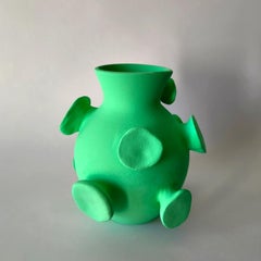 Minty Sculpture in Ceramic by Liliana Silva