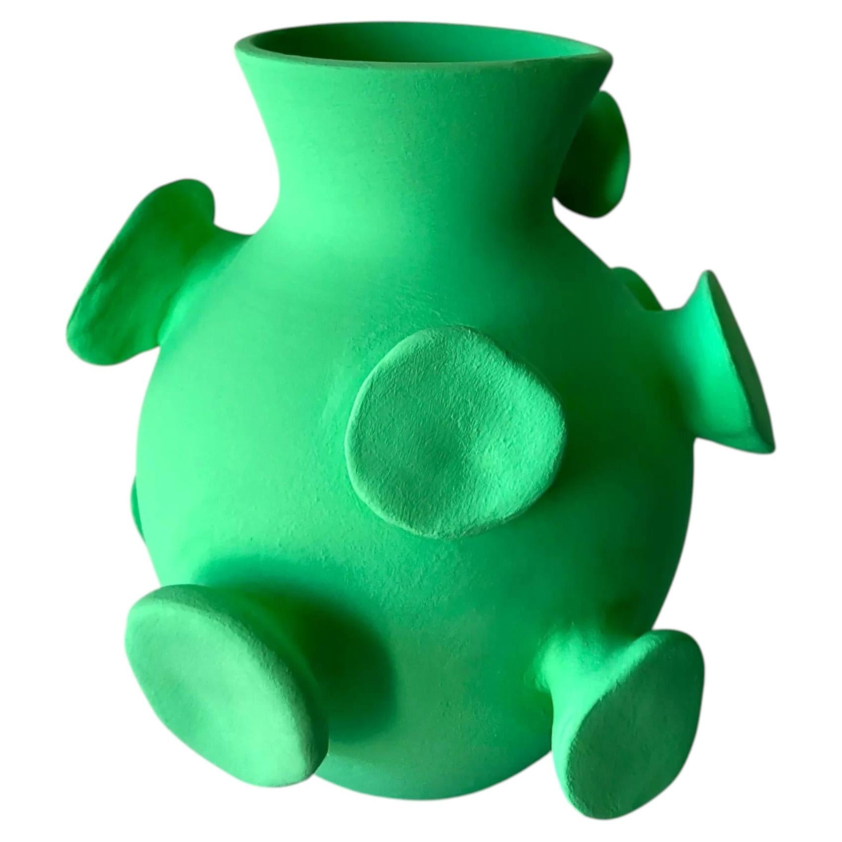 Minty Sculpture in Ceramic by Liliana Silva