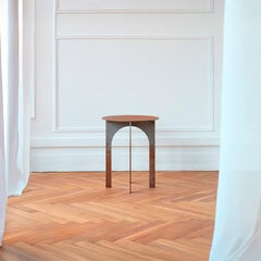 “Minus Side Table” Heavy Metal Collection Iron Side Table by Aparentment