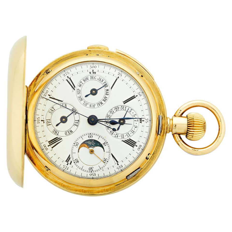 Perpetual Calendar Chronograph Pocket Watch By Redard And Co For Sale perpetual-calendar-chronograph-pocket-watch-by-redard-and-co-for-sale
