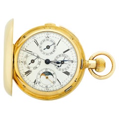 Minute Repeating Chronograph Pocket Watch by A. Lugrin