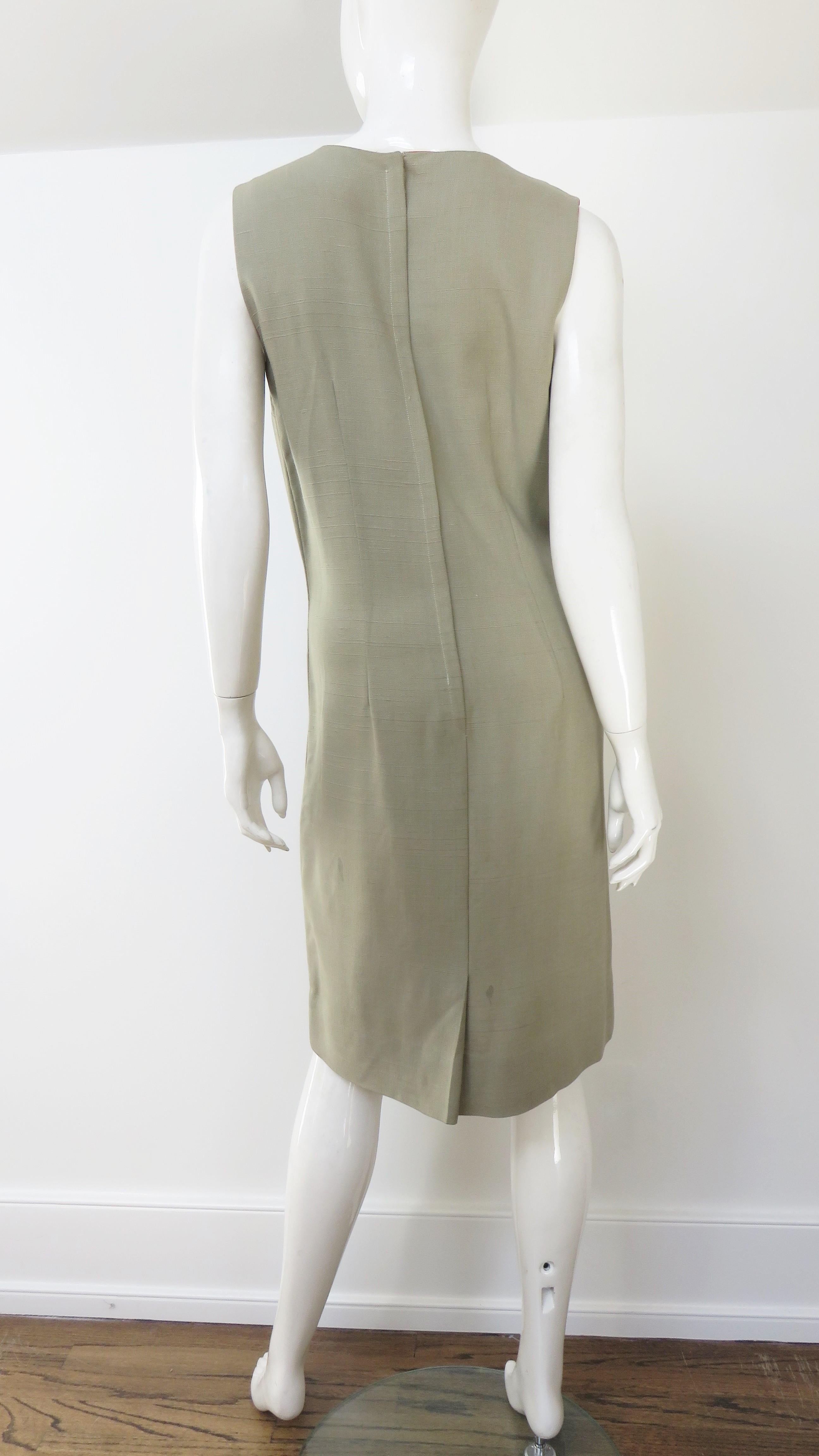 Minx Modes 1960s Linen Dress and Jacket Set  For Sale 7