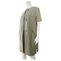 Minx Modes 1960s Linen Color Block Dress and Jacket Set 