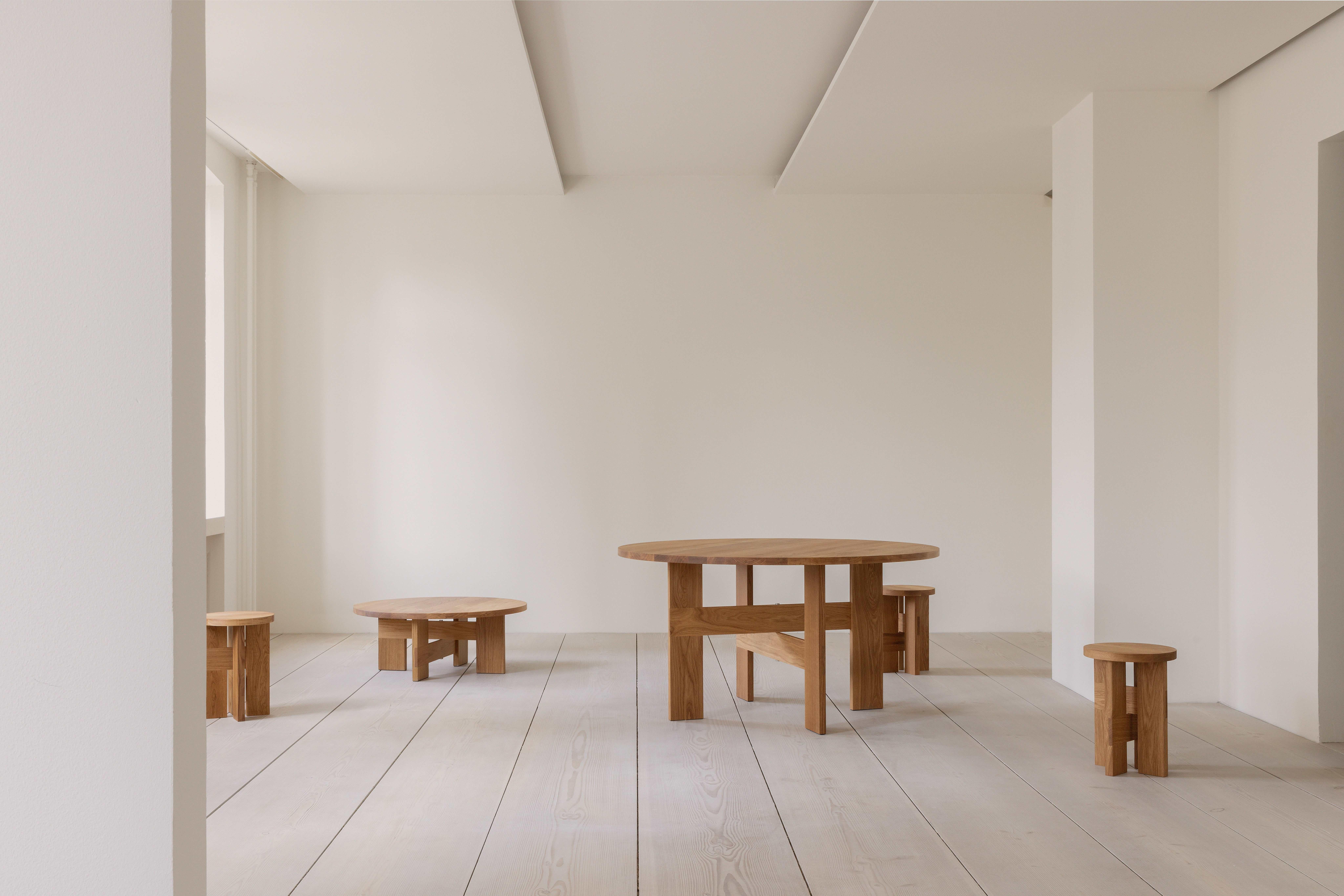 Chêne Table basse Mio 90 par Thorup Copenhagen en vente