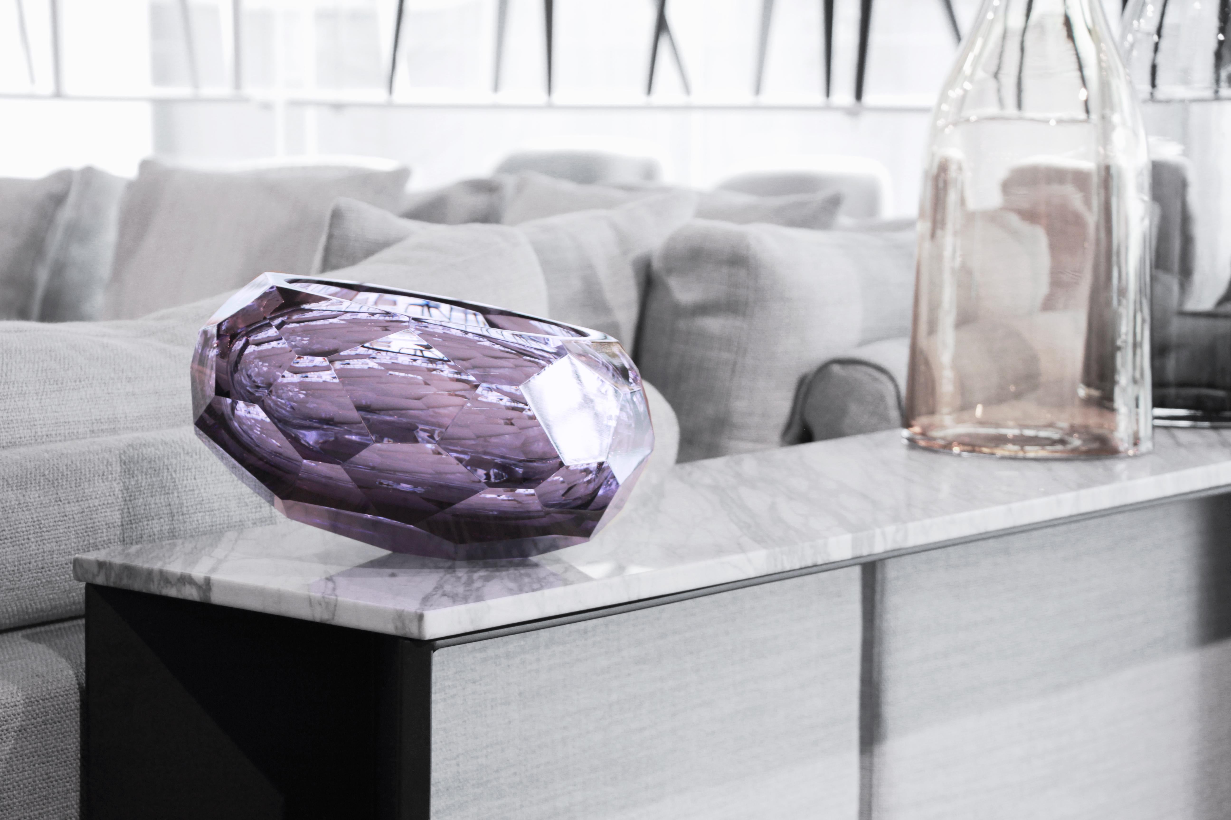 Mipreshus-Schale aus riesigem Glas – zeitgenössisches mexikanisches Design (Handgefertigt) im Angebot