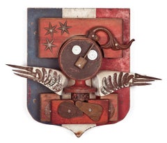 Angeles I - 21st Century, Contemporary Sculpture, Figurative, Recycled Objects