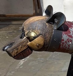 Guepardo III - 21st Century, Contemporary Sculpture, Figurative, Recycling