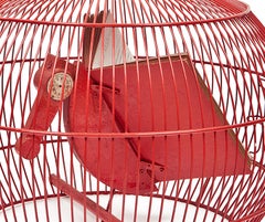 Jaula Roja - 21° secolo, Scultura contemporanea, Figurativa, Oggetti riciclati