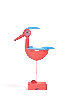 Pájaro - 21st Century, Contemporary Sculpture, Figurative, Recycled Objects