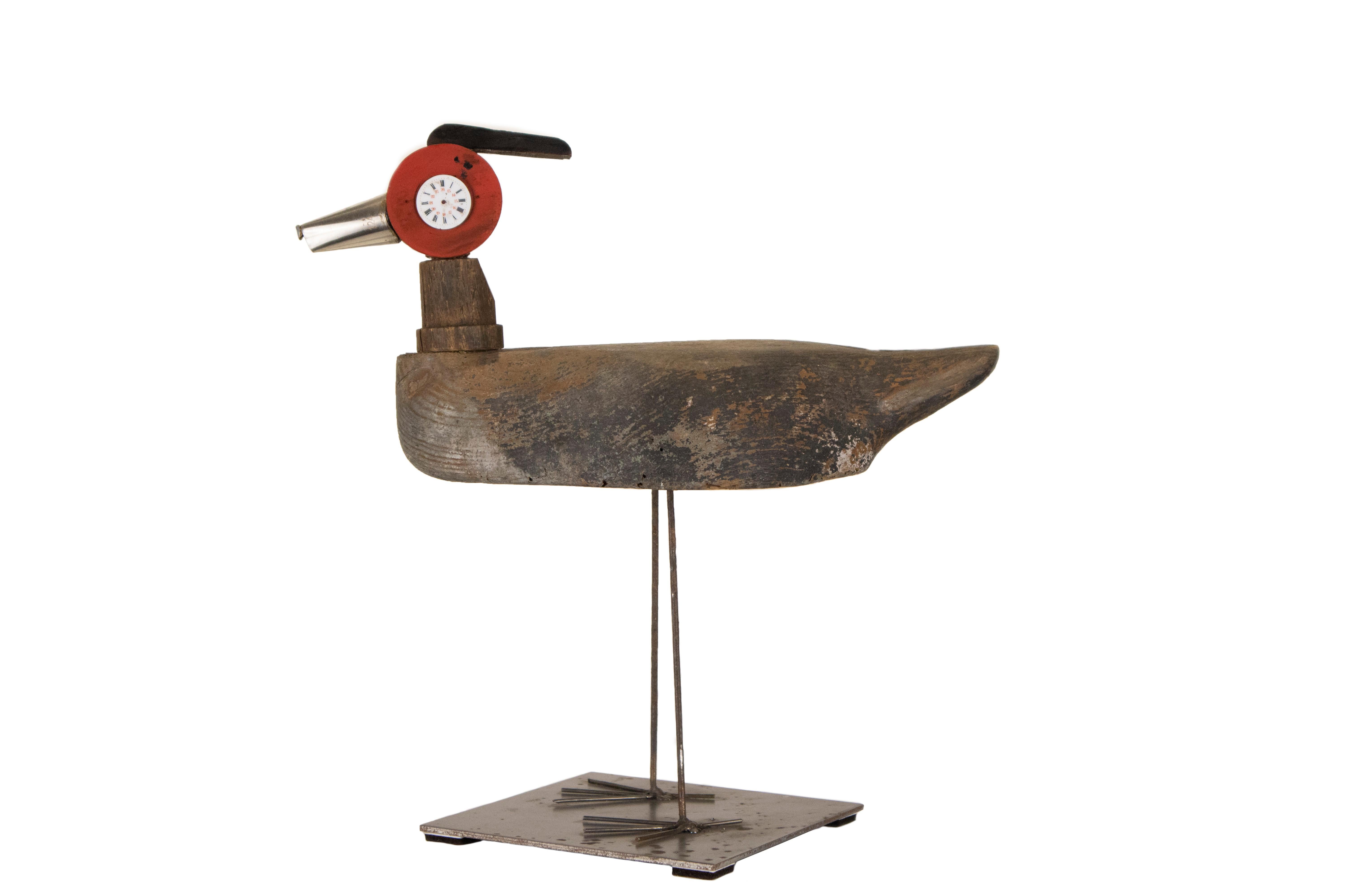 Miquel Aparici Figurative Sculpture - Pájaro de la Albufera - 21stCent., Contemporary Sculpture, Figurative, Recycling