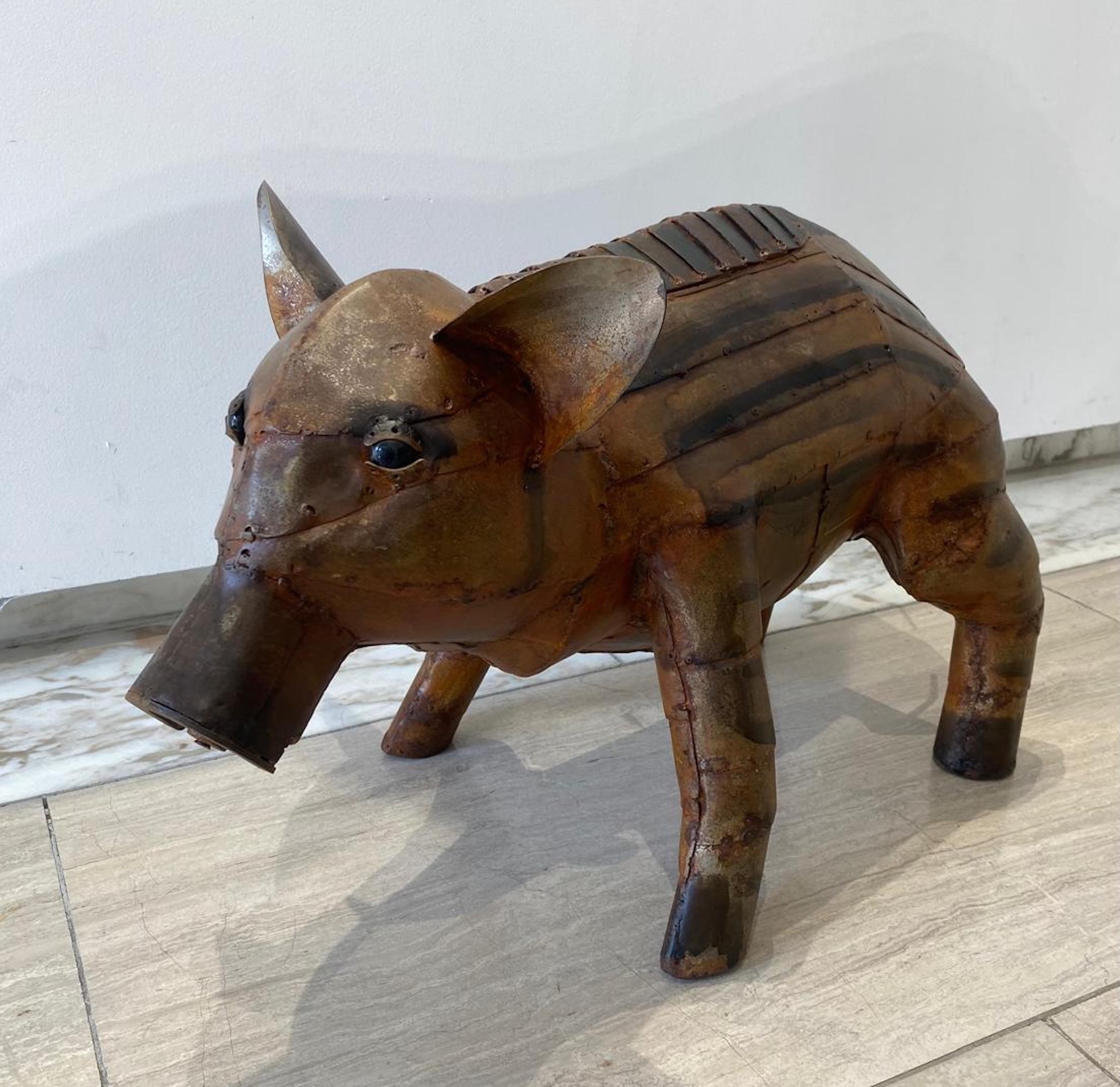 Pepe - 21st Century, Contemporary Sculpture, Figurative, Recycling