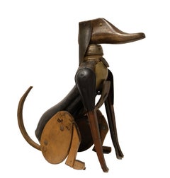 Perro Sentado - 21st Century, Contemporary Sculpture, Figurative, Recycling