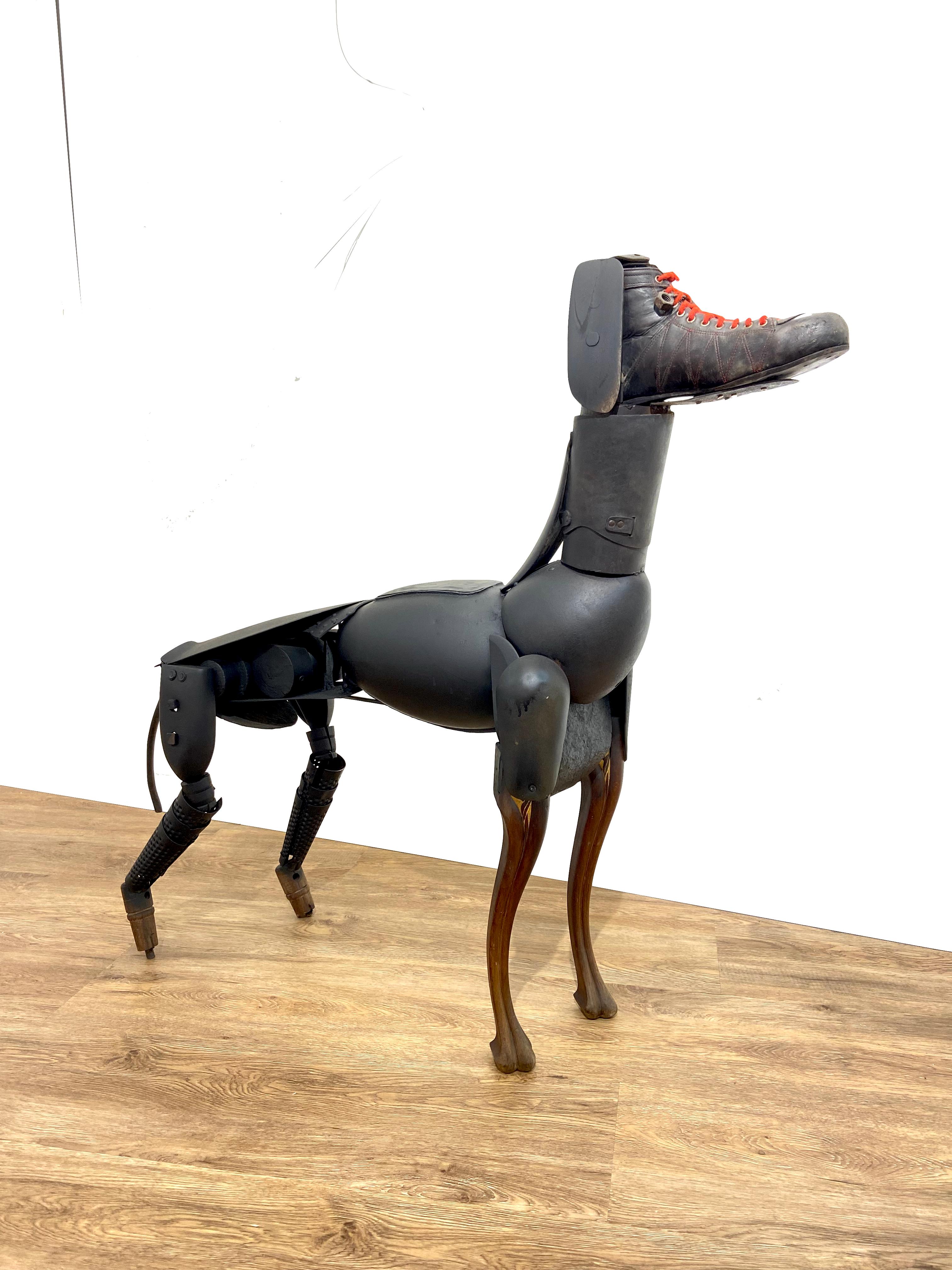 Zac - 21st Century, Contemporary Sculpture, Figurative, Recycled Objects