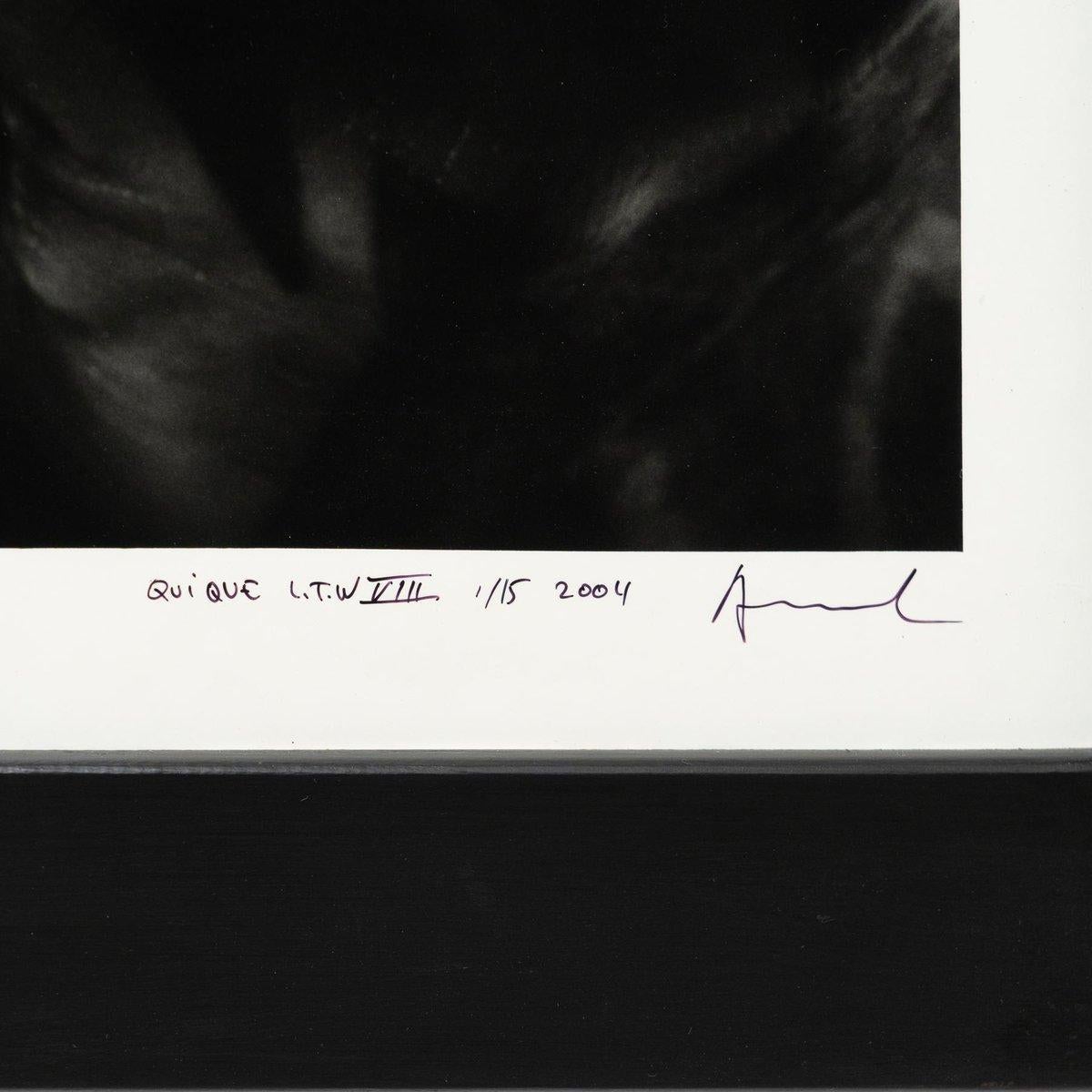 Miquel Arnal, Homme tatoué, photographie en noir et blanc signée de sa main, encadrée en vente 6