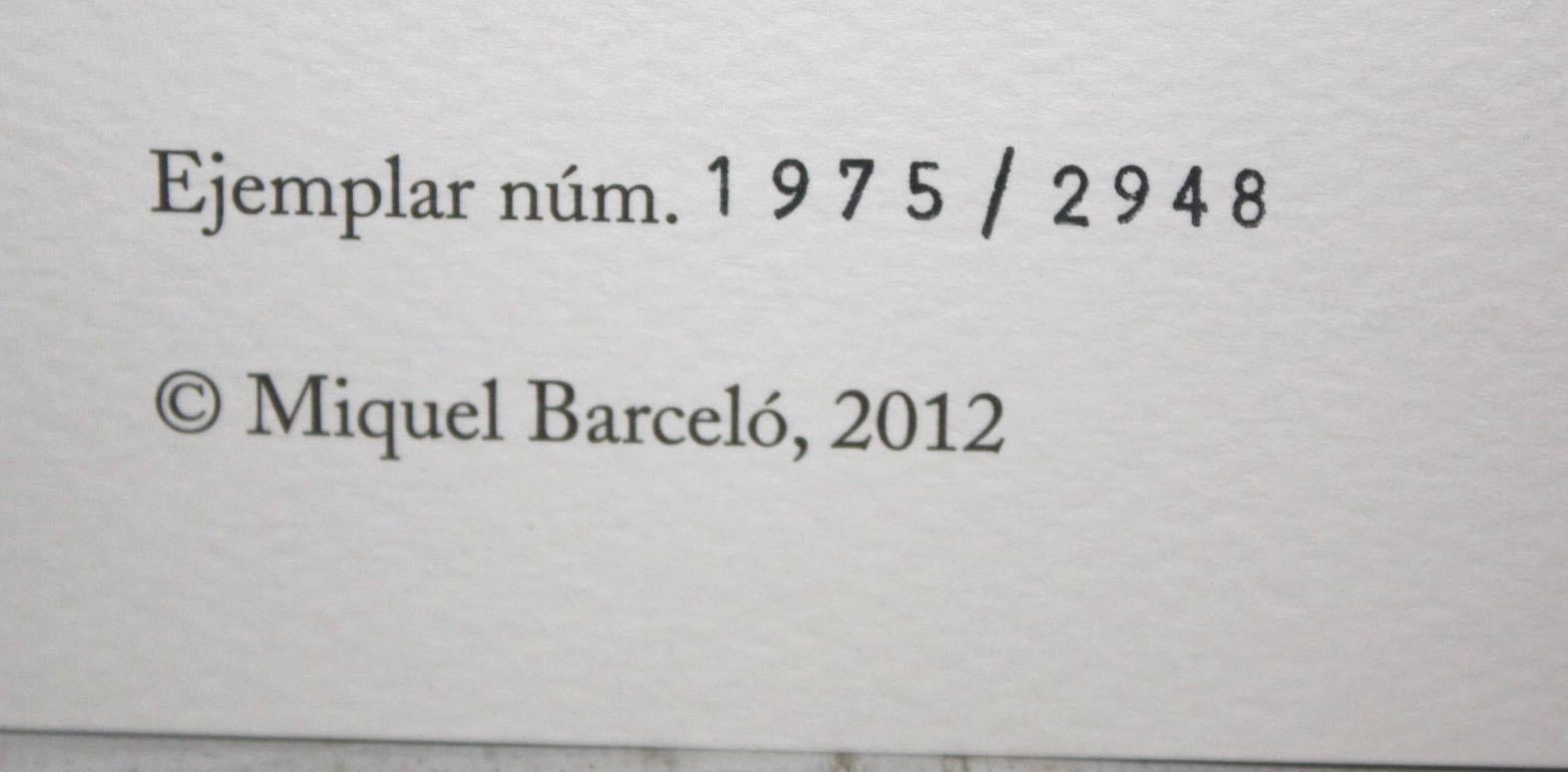 Miquel Barceló (1957) . Cahier des félins en vente 6