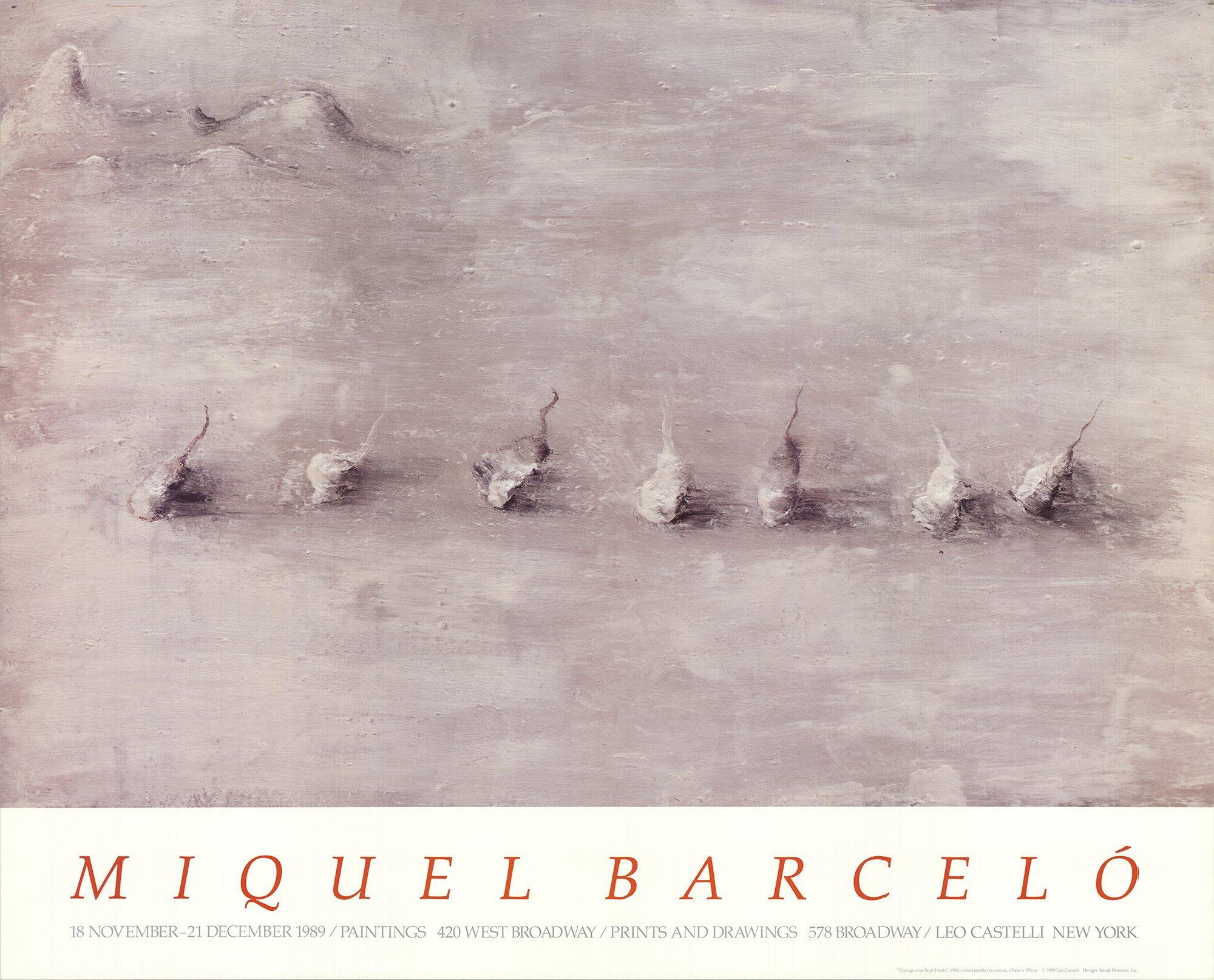 1989 After Miquel Barcelo 'Paysage Avec Sept Fruits'  - Print by Miquel Barceló