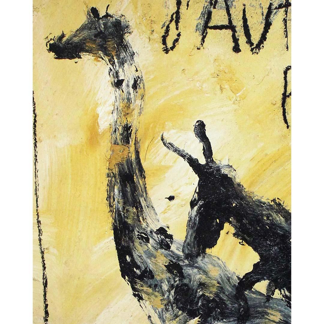 1992 original poster by Miquel Barceló - Festival d'Automne Paris For Sale 2