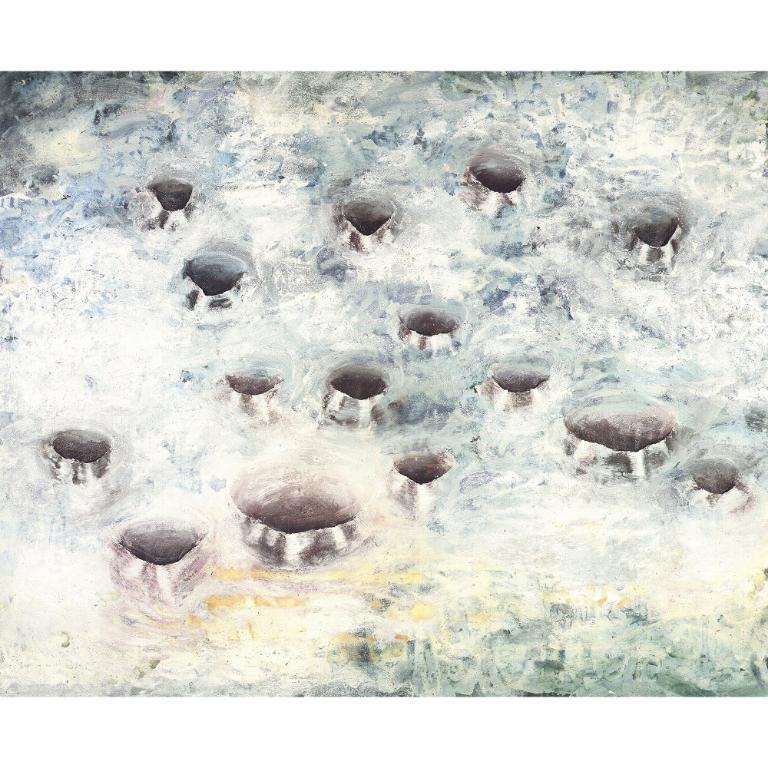 Miguel Barcelo 'Fifteen Holes (No Text)' 1987- Vintage - Abstract Print by Miquel Barceló