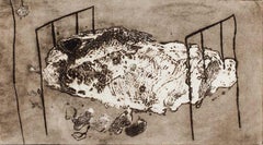 Miquel Barceló - "La cama" - Engraving signed and numbered in pencil
