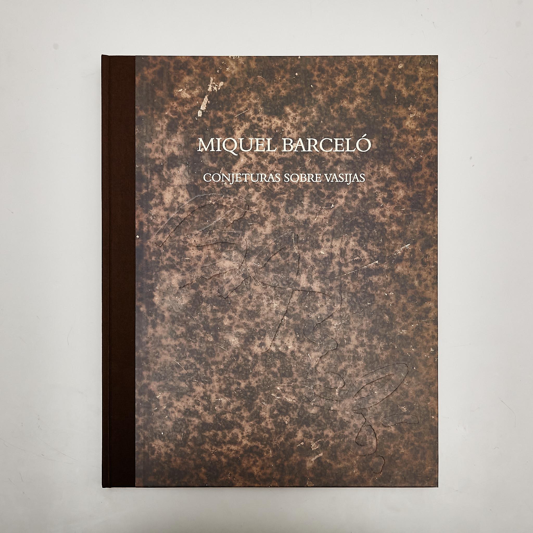 Miquel Barcelo: 'Conjeturas sobre Vasijas' - Special Large Edition Book In Good Condition For Sale In Barcelona, Barcelona