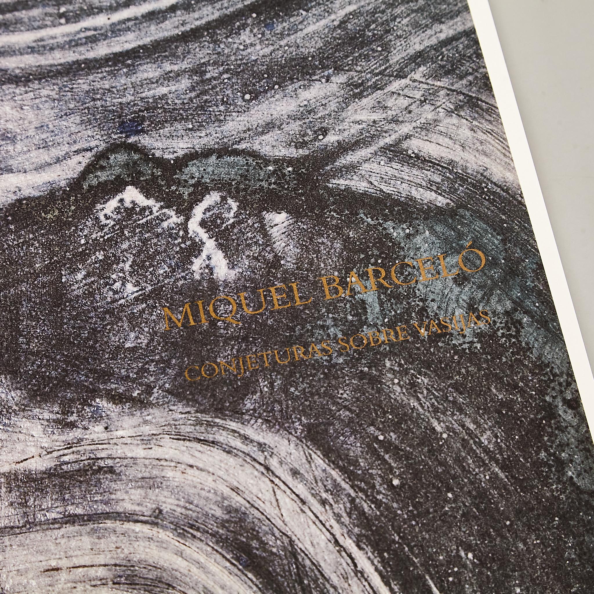 Contemporary Miquel Barcelo: 'Conjeturas sobre Vasijas' - Special Large Edition Book For Sale