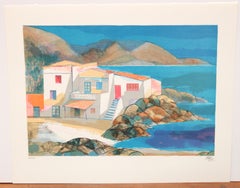 Litografia sobre papel - Refugio en la costa - Tiraje: 12/250