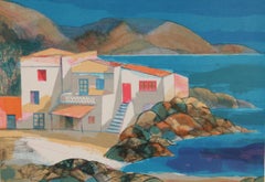 Litografia sobre papel - Refugio en la costa - Tiraje: 12/250