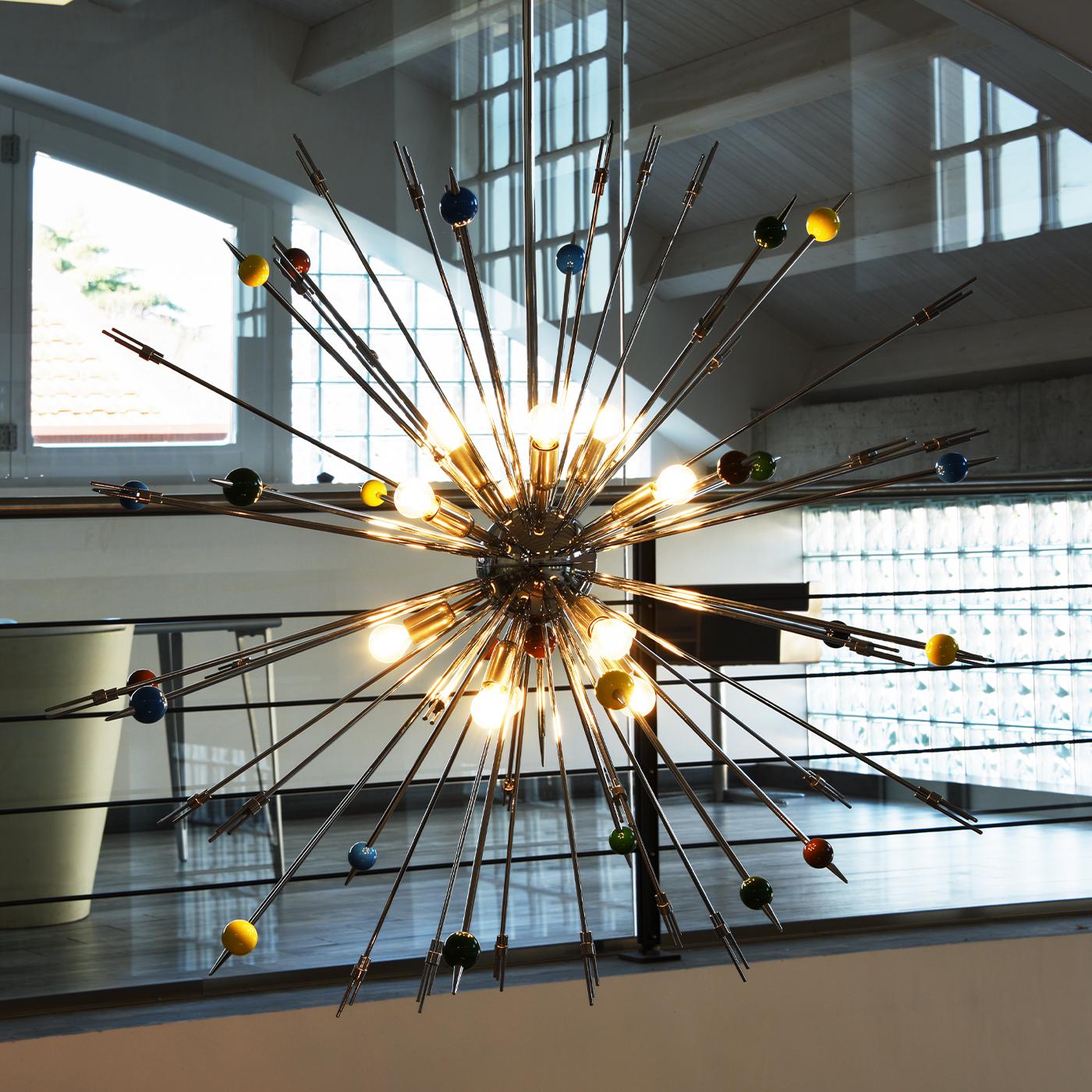 MIR Chandelier by Roberto Fiorato In New Condition For Sale In Milan, IT