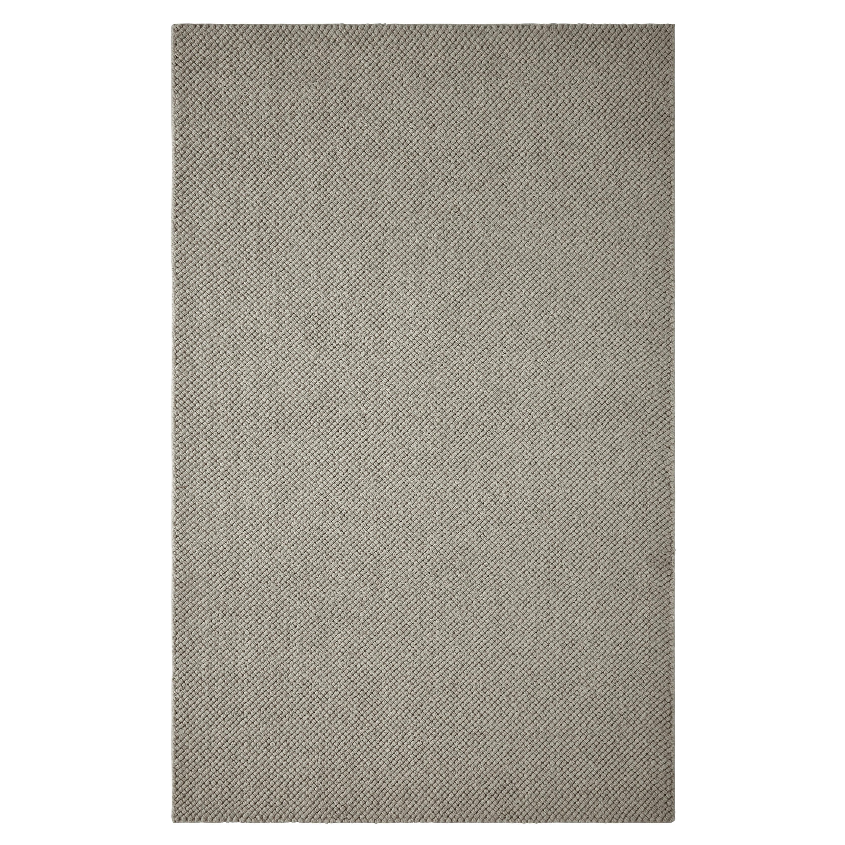 Mira 6x9ft grau Wolle Bommel Design Luxus handgewebten Teppich