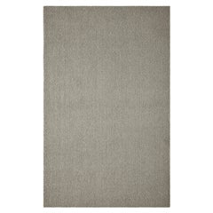 Mira 6x9ft, tappeto di lusso in lana grigia con disegno a pompon e tessuto a mano