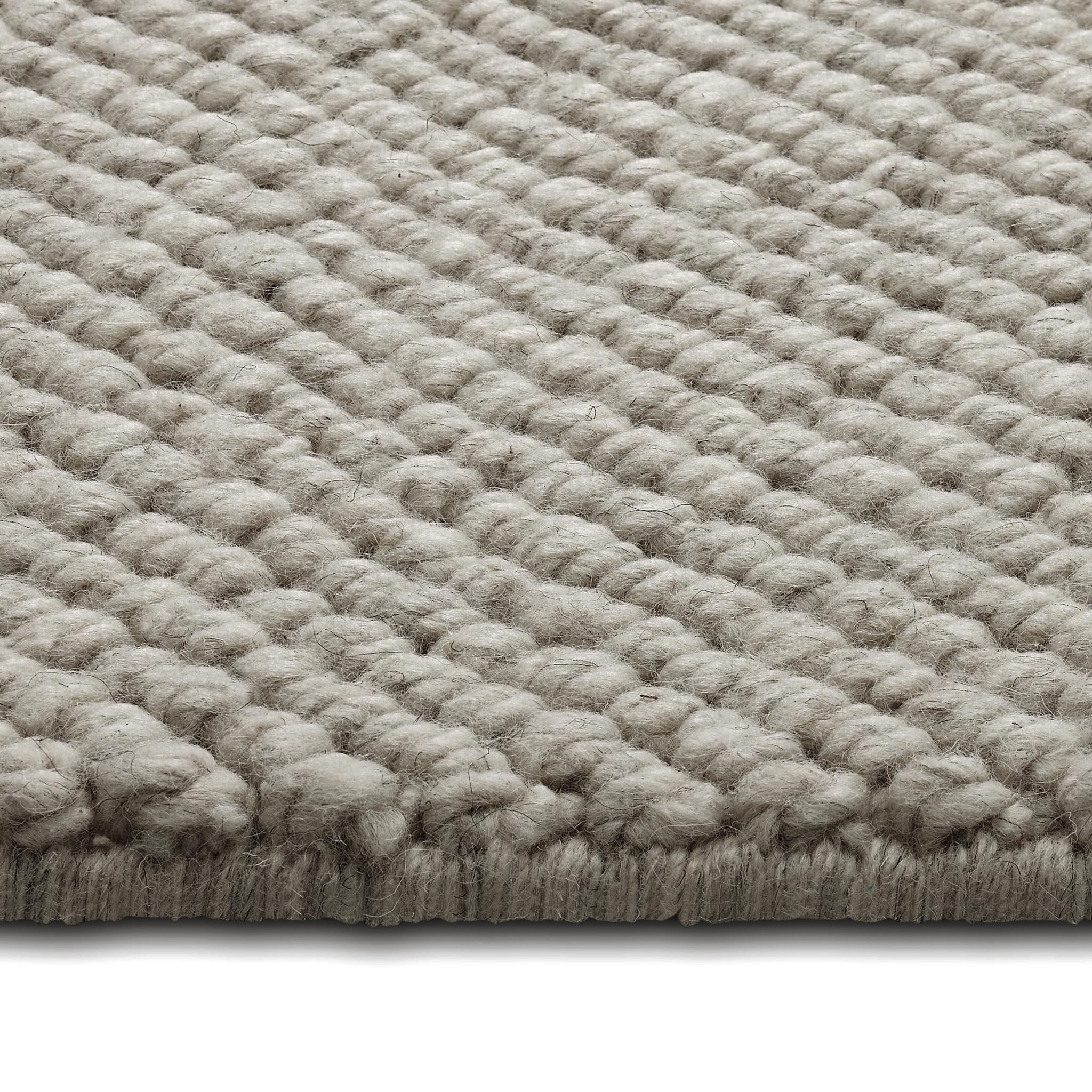 Mira 9x12ft grau Wolle Bommel Design Luxus handgewebten Teppich im Angebot 1