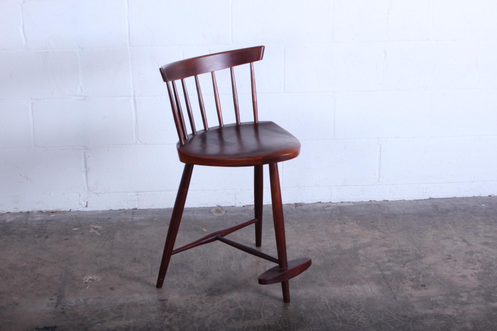 Mira Barstool by George Nakashima In Good Condition In Dallas, TX