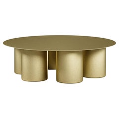 Mira Coffee Table - Gold lacquered - Stainless steel