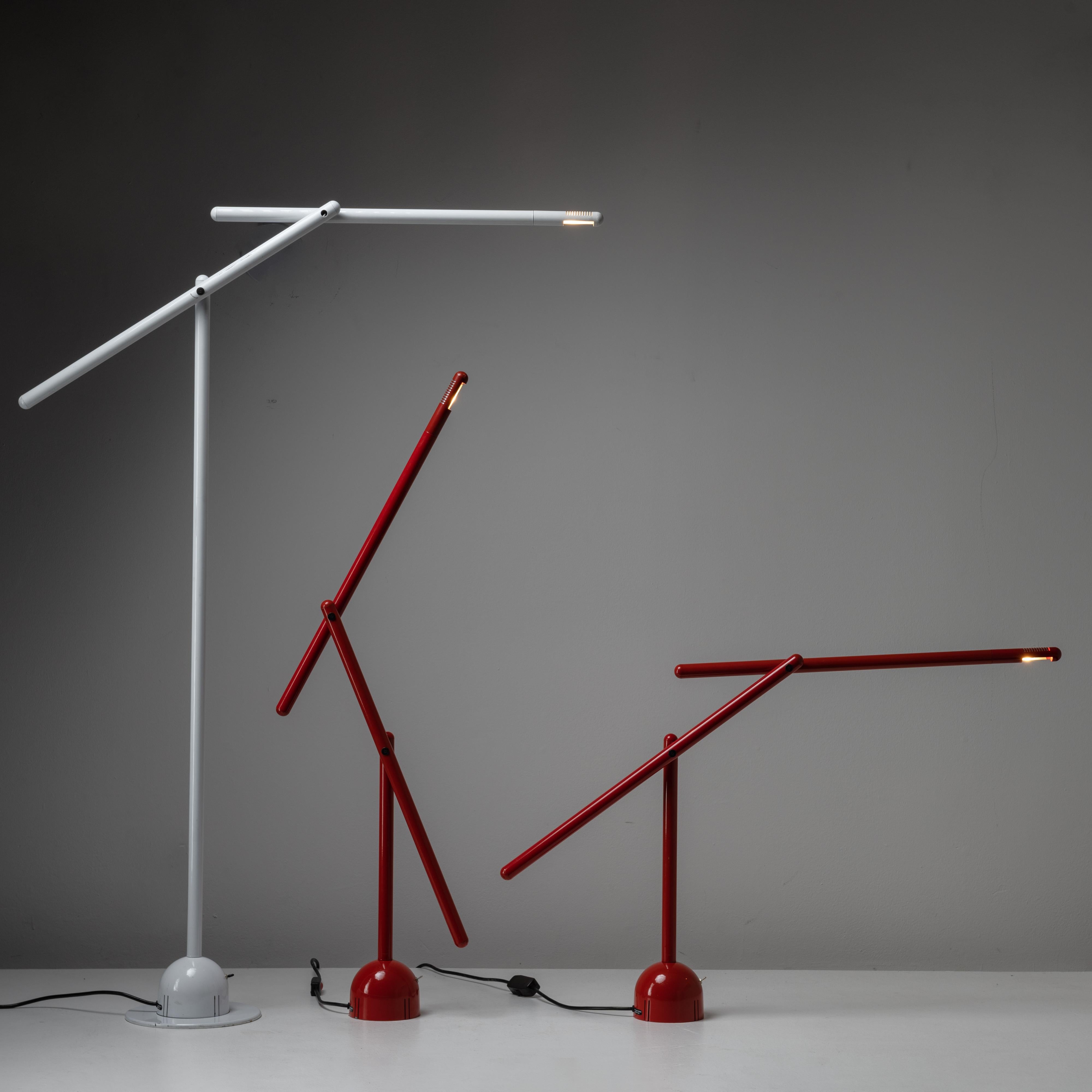 'Mira' Floor Lamp by Mario Arnaboldi for Programmaluce Italy In Good Condition For Sale In Los Angeles, CA