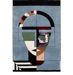 Mira Geometric Rug in Botanical Silk by Rug'Society