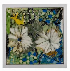 Eco Feminist Mixed Media Botanic Painting Mira Lehr Miami Abstract Expressionist