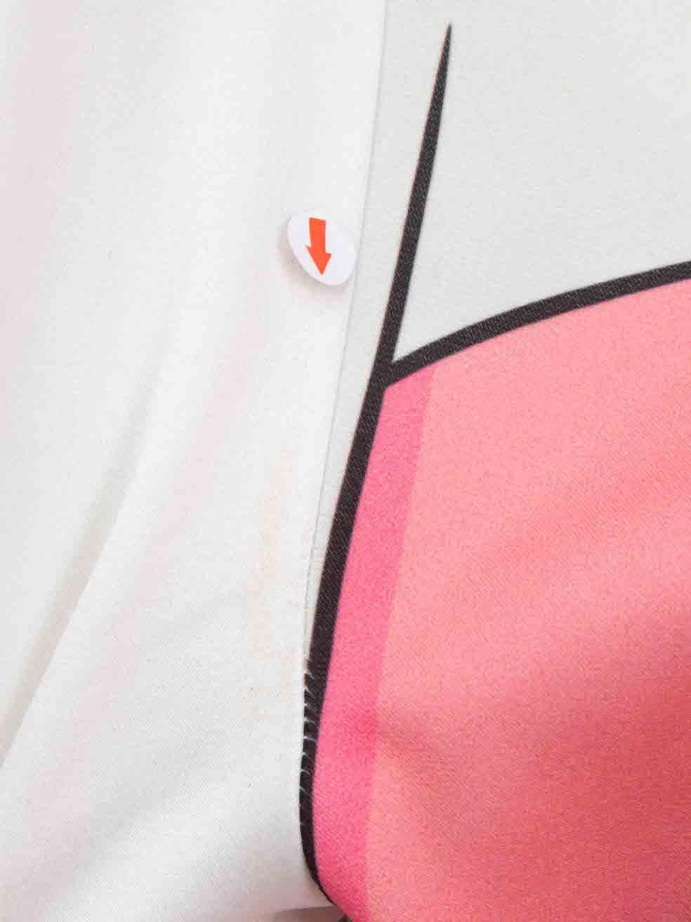 Women's Mira Mikati Abstract Pattern Bomber Jacket Size XS