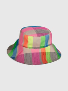 Mira Mikati Tartan Pattern Bucket Hat