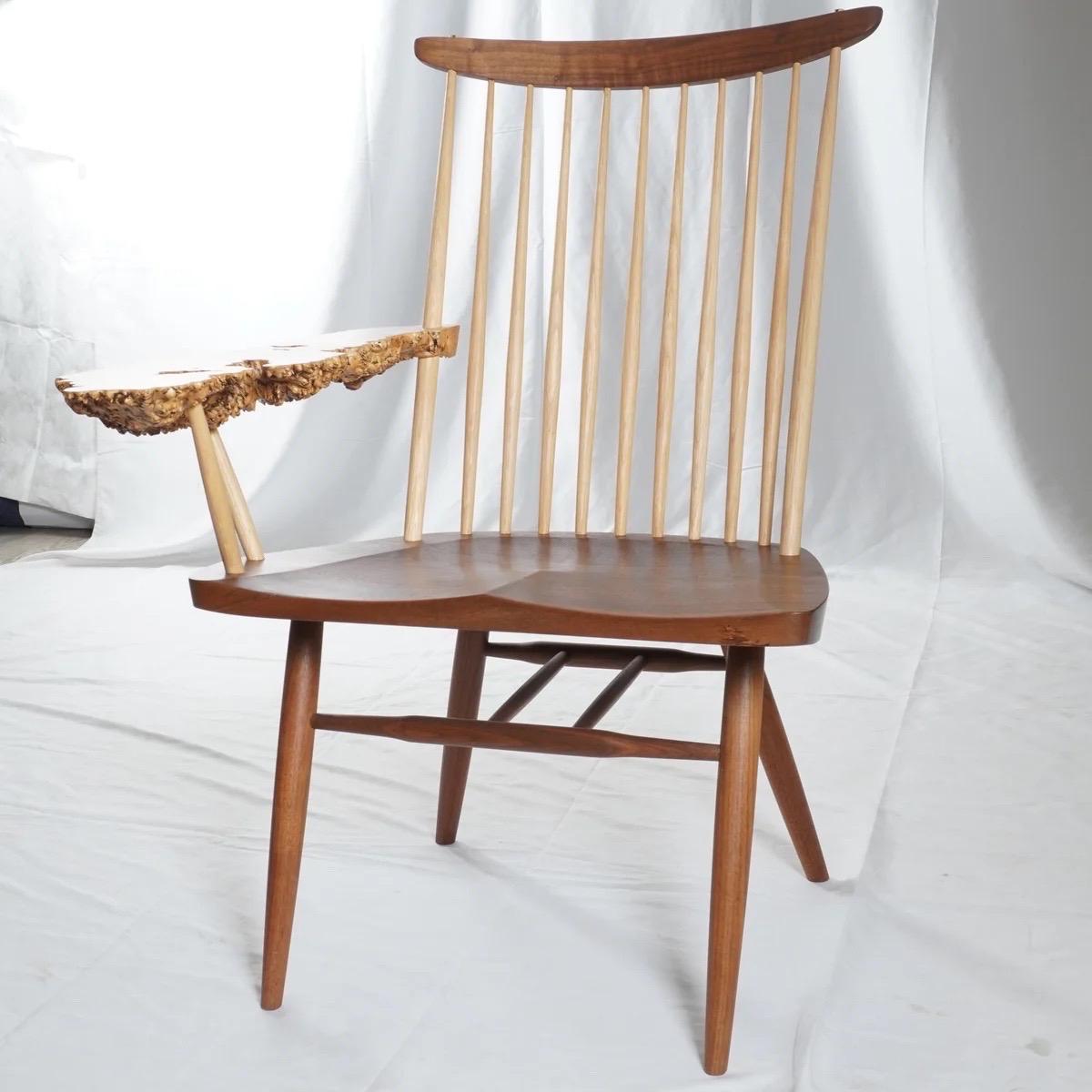 Acier de Berlin Mira Nakashima Lounge Lounge Arm Chair, 2001 en vente