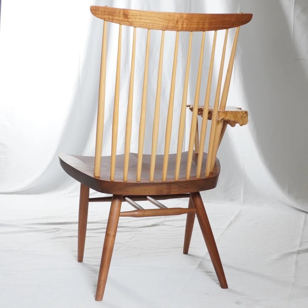 Mira Nakashima Lounge Lounge Arm Chair, 2001 en vente 1